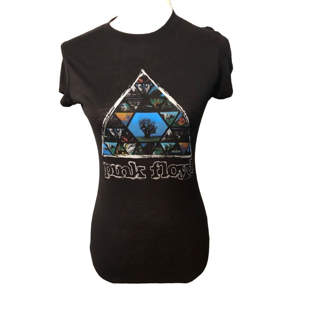 Pink Floyd black band tee